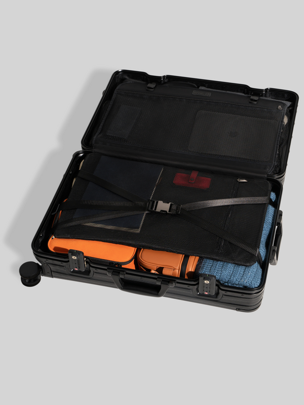 Grav™ Silver Aluminum Suitcase