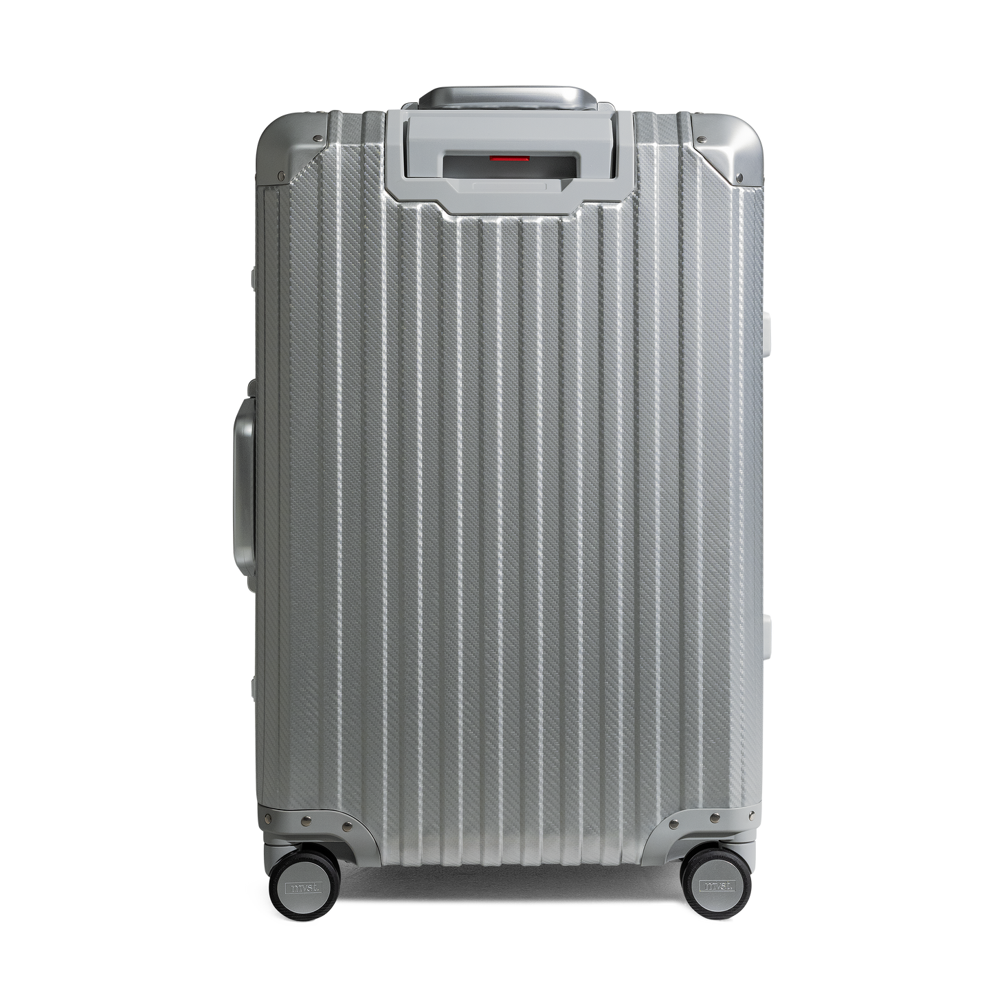 Grav™ Silver Aluminum Suitcase