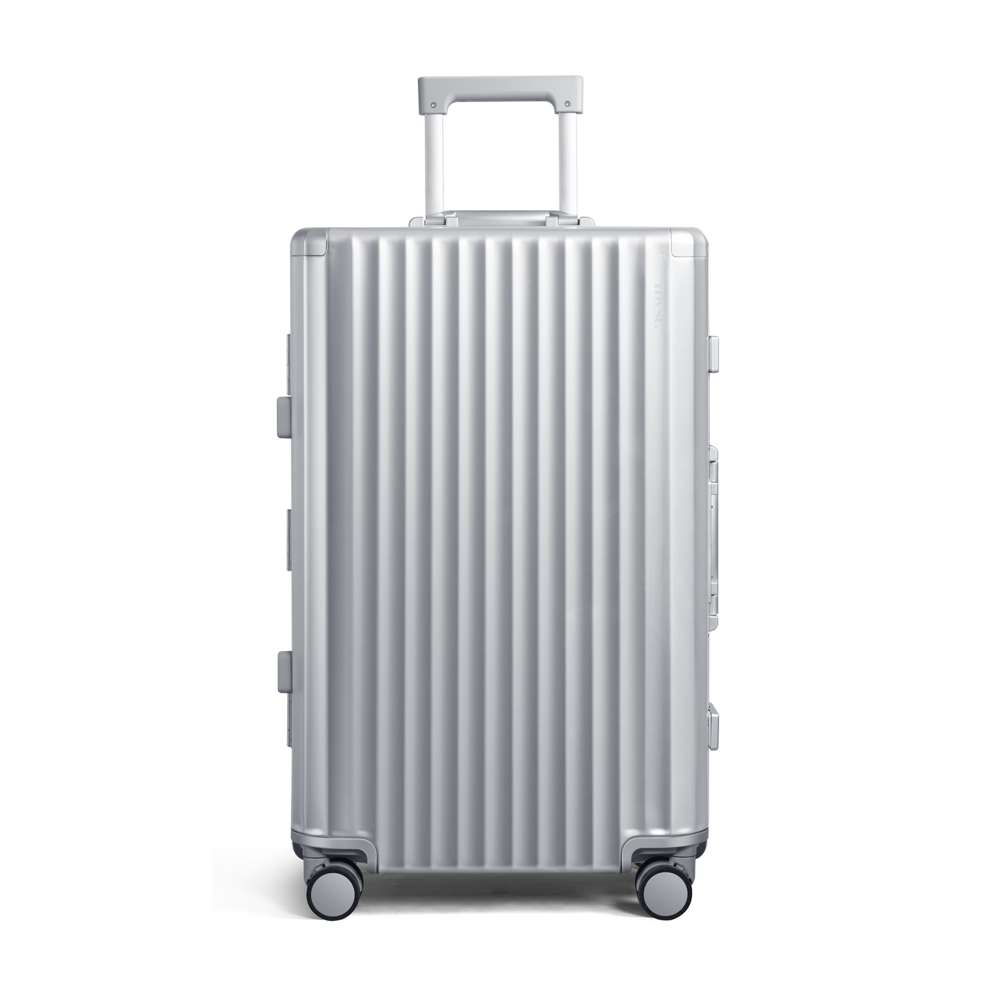 Grav™ Silver Aluminum Suitcase
